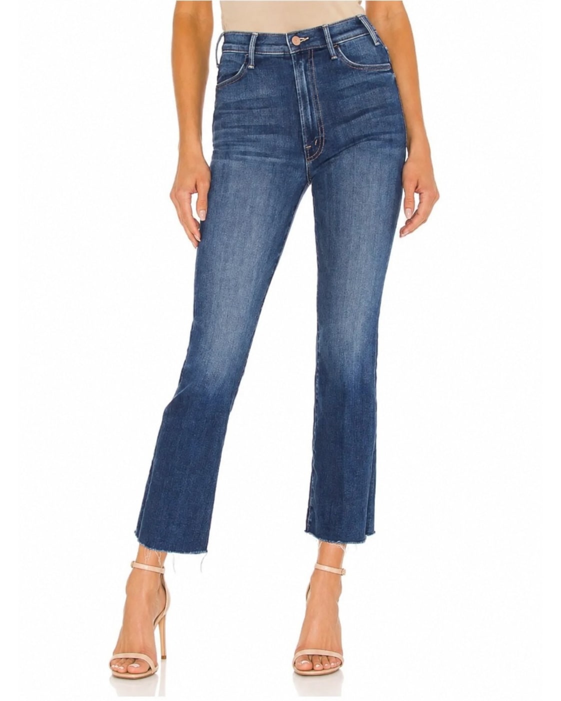 MOTHER The Hustler Ankle Fray Jeans - Style# 1117-686