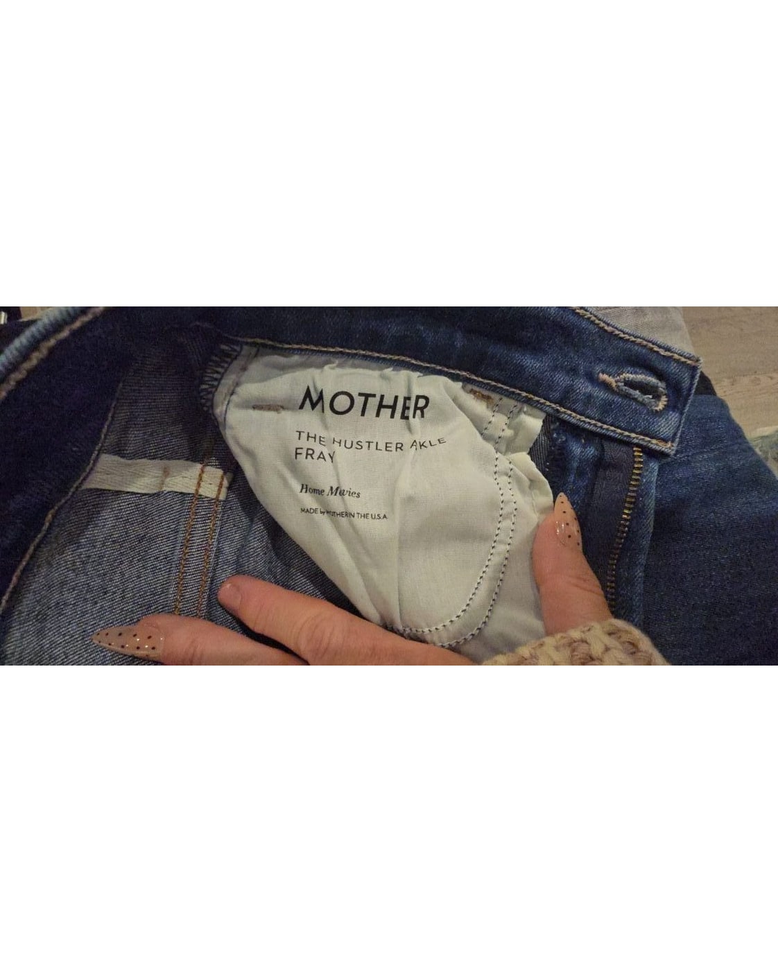 MOTHER The Hustler Ankle Fray Jeans - Style# 1117-686