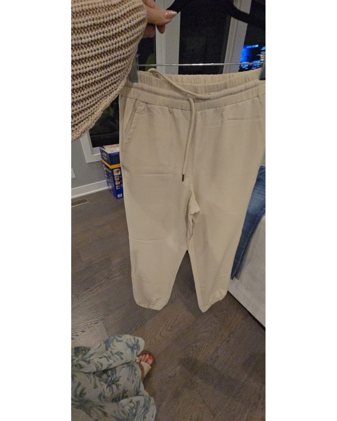 miss love Drawstring Ankle Joggers - Style# 1002