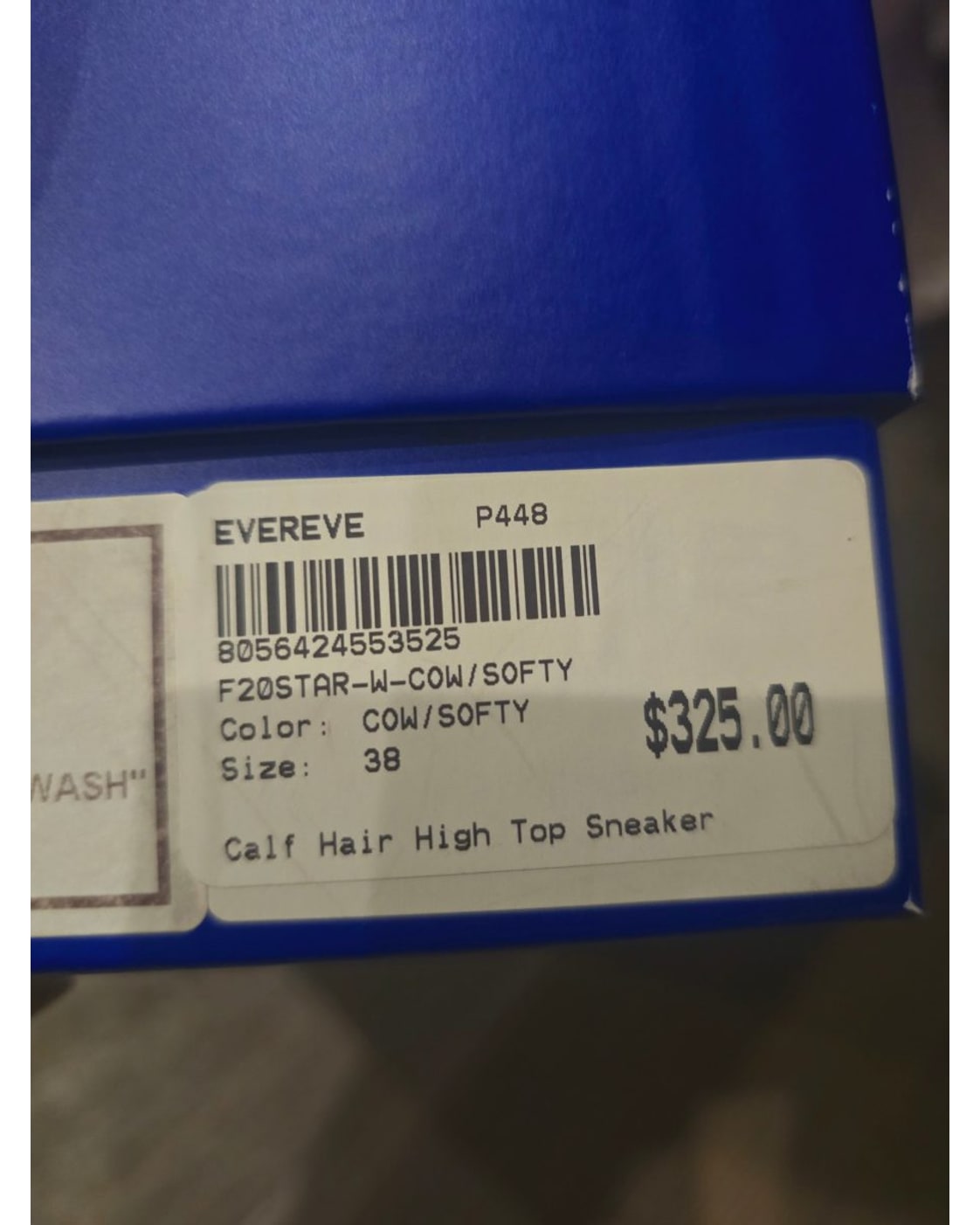 P448 Cow Print Star High-Top Sneakers - Style# F20STAR-W-COW/SOFTY