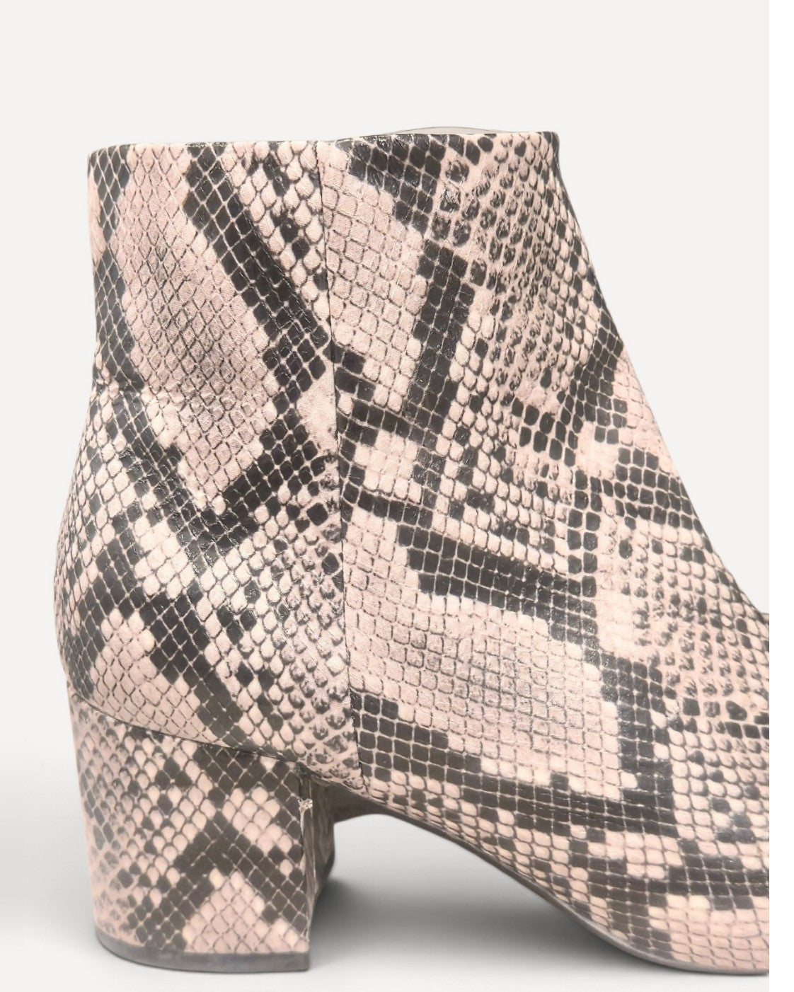 Brown Marc Fisher Snakeskin Print Ankle Booties, size 9.5M – photo 6