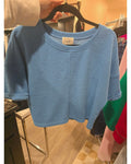 Salt Cropped Textured Knit Top