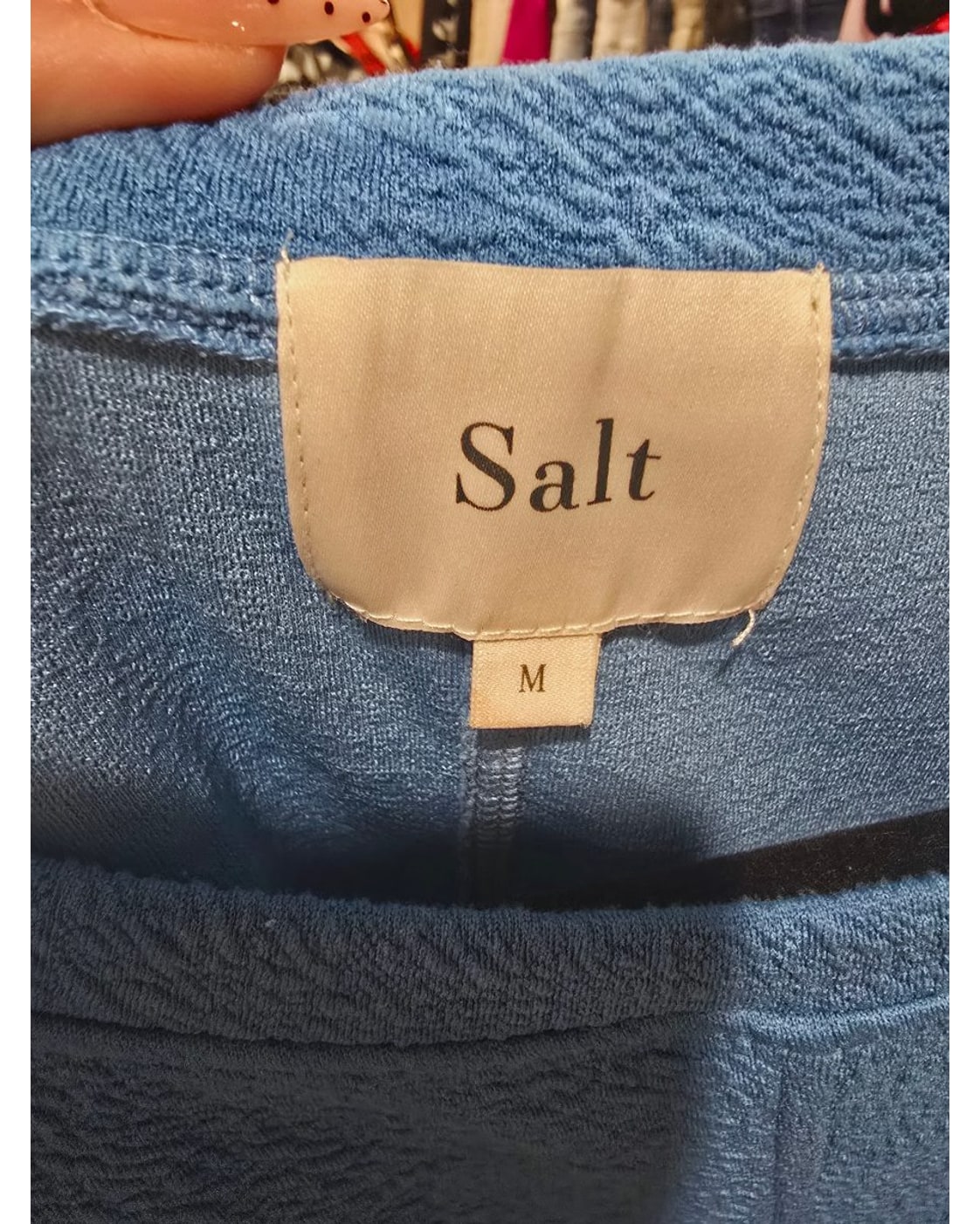 Salt Cropped Textured Knit Top