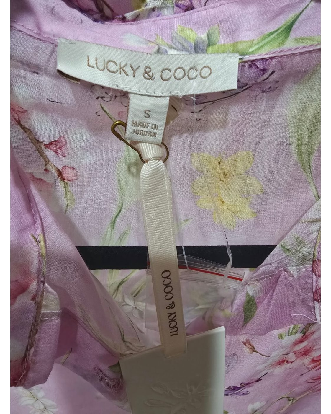 Lucky & Coco Floral Puff Sleeve Blouse - NWT
