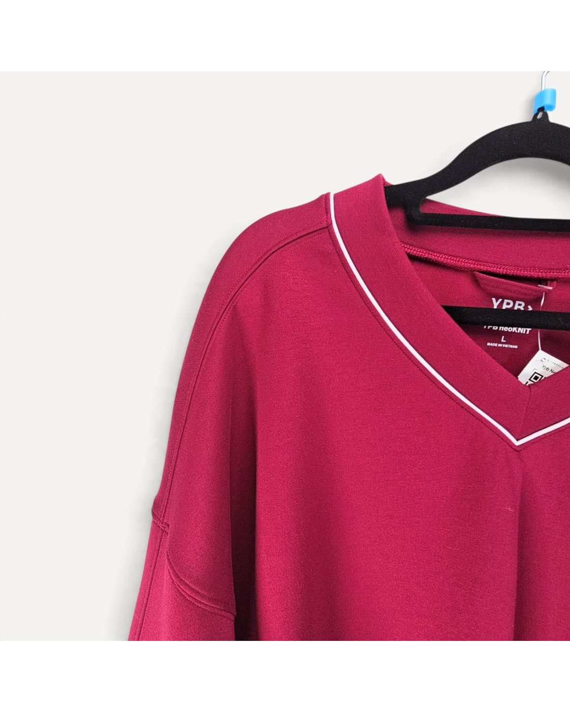 YPB neoKNIT Piped V-Neck Sweater