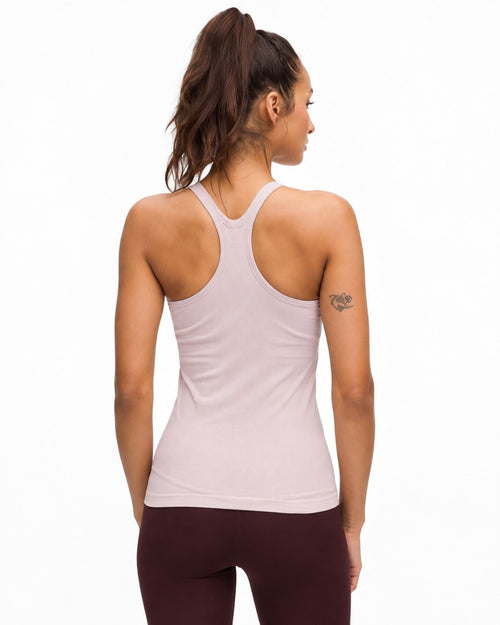Pink Alo Yoga Alo Ribbed Racerback Tank, size M – photo 2