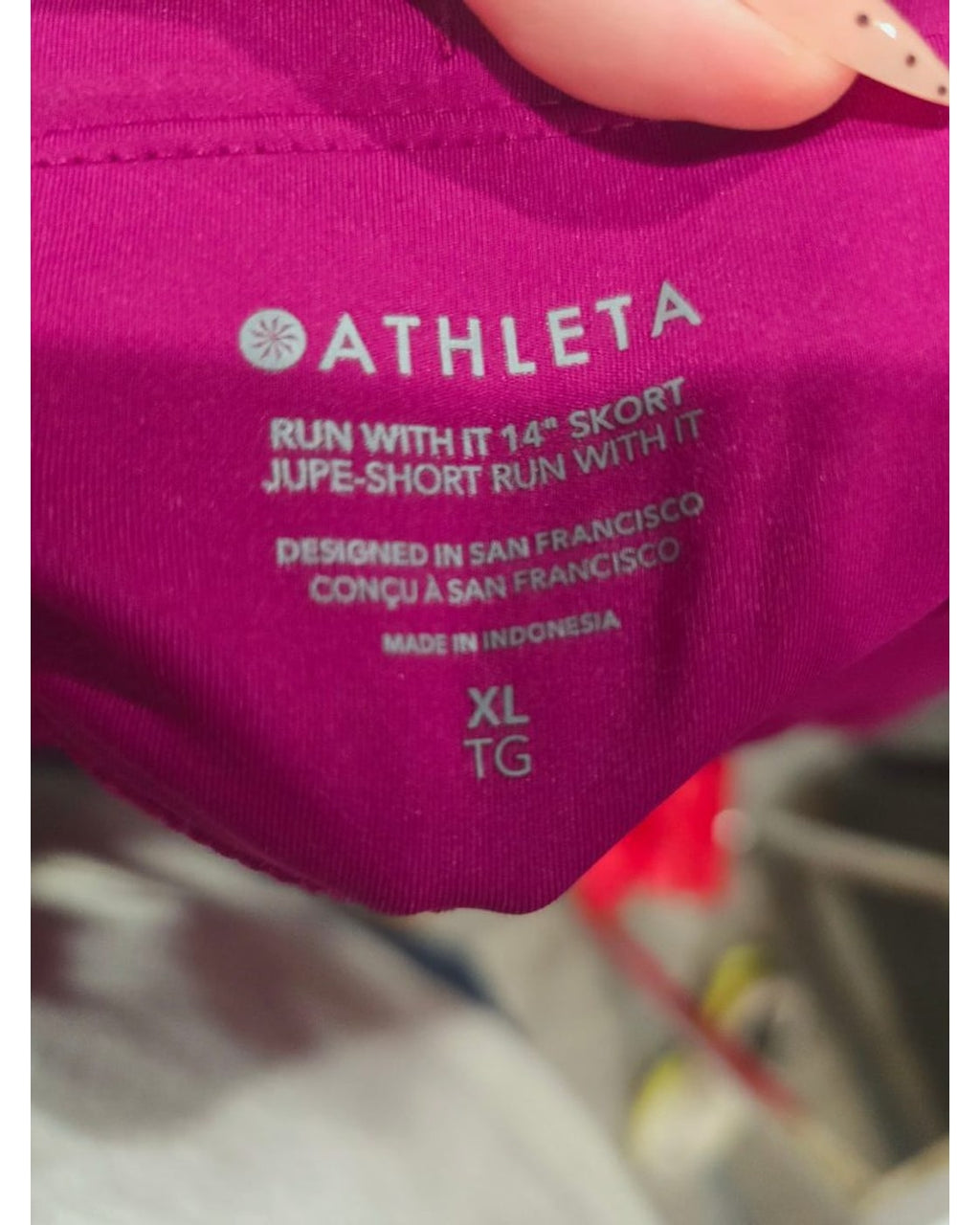Athleta Run With It Skort