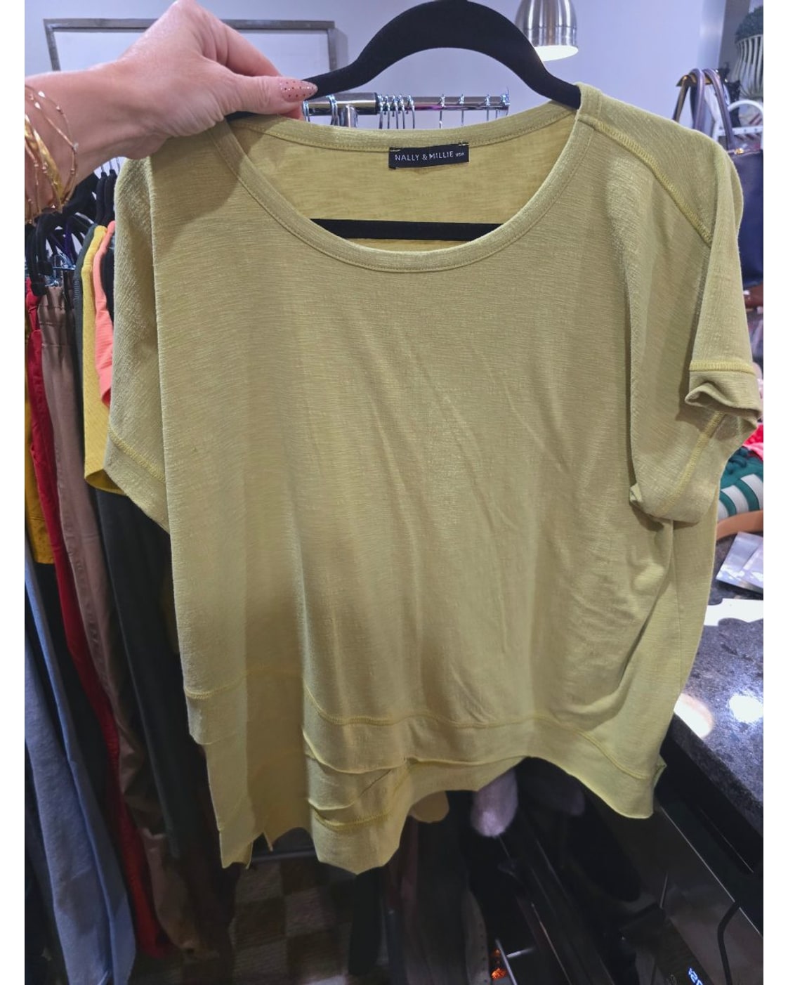Nally & Millie Dolman Sleeve Knit Top - Style# VR1927