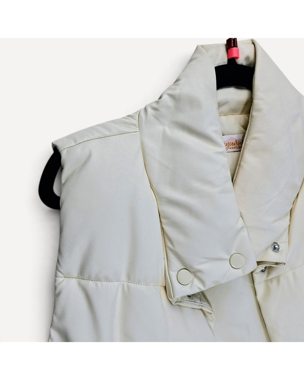 Beyourself Boutique Cropped Puffer Vest - Style# 5096VH