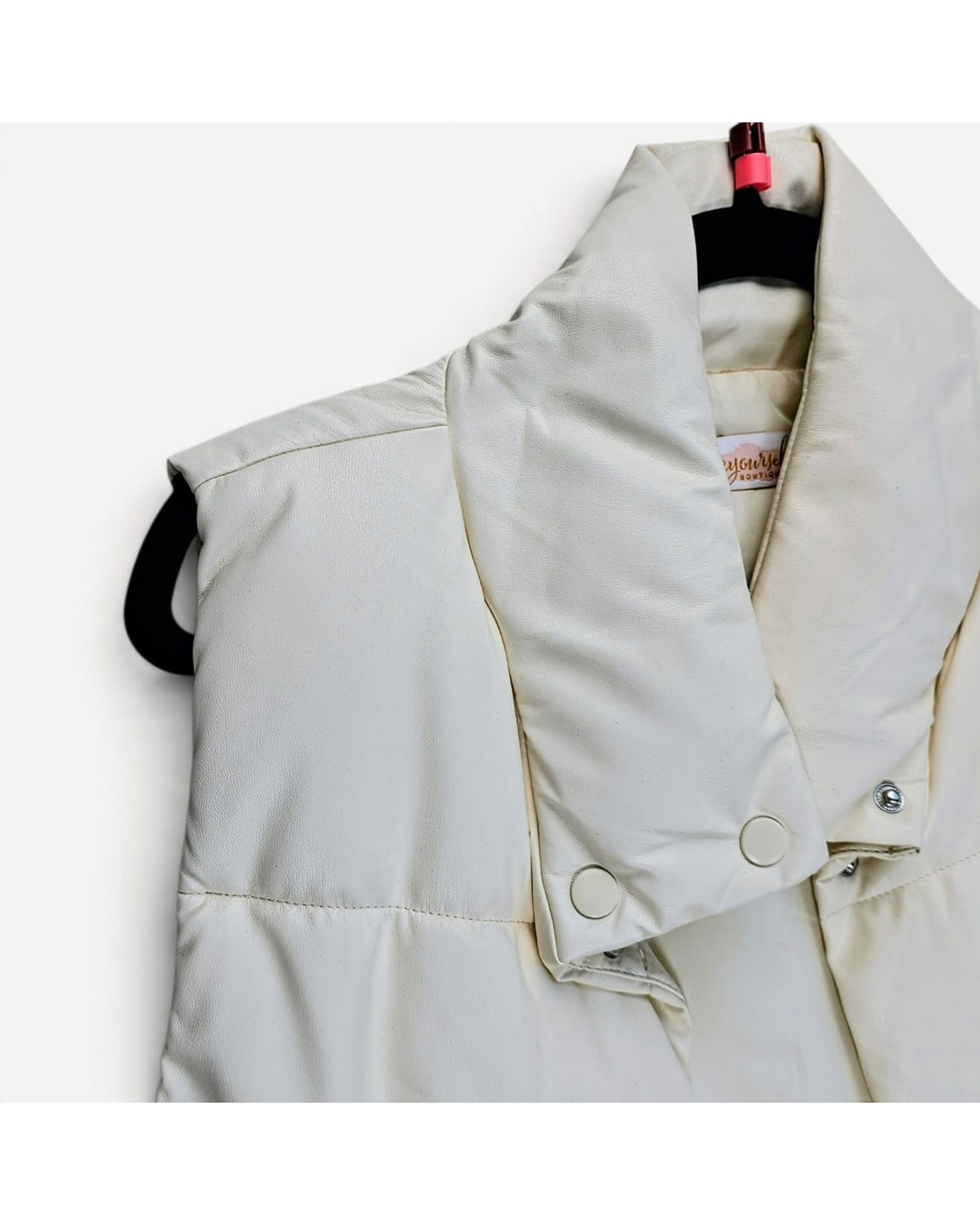Beyourself Boutique Cropped Puffer Vest - Style# 5096VH