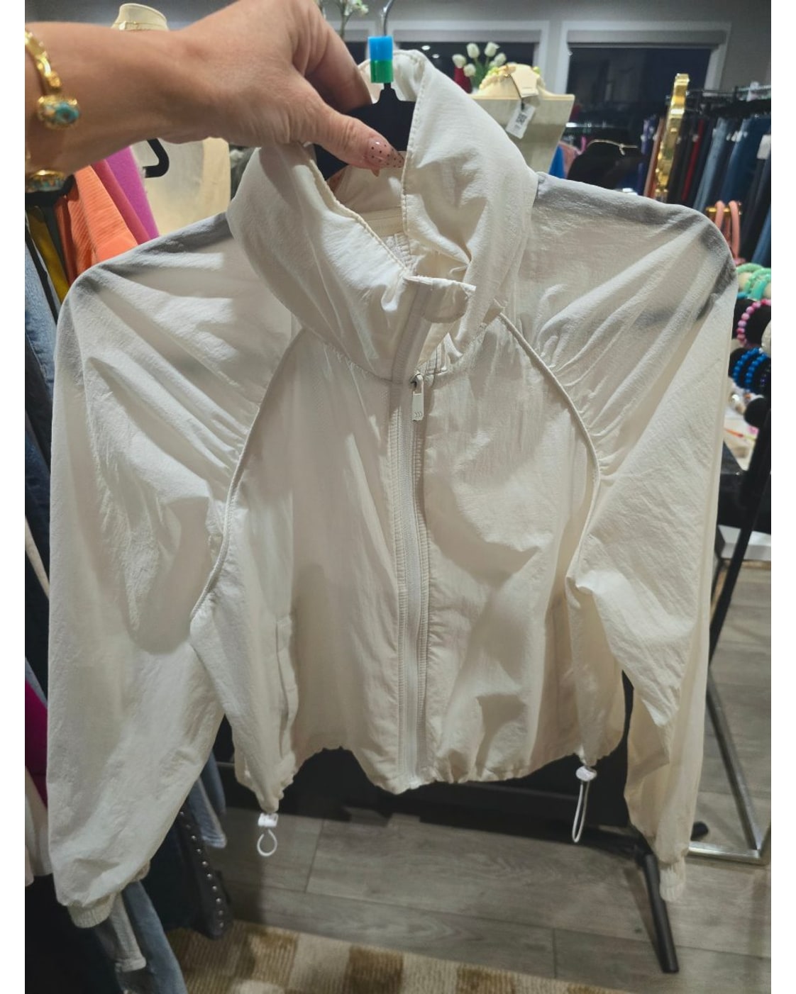 All in Motion Hooded Windbreaker Jacket