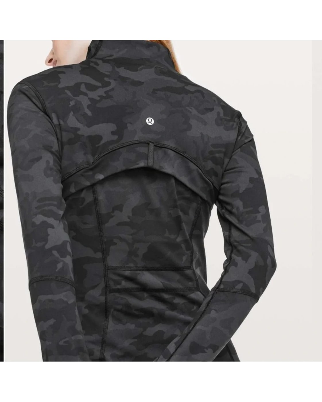lululemon Camo Print Zip-Up Jacket - Style# RN 106259