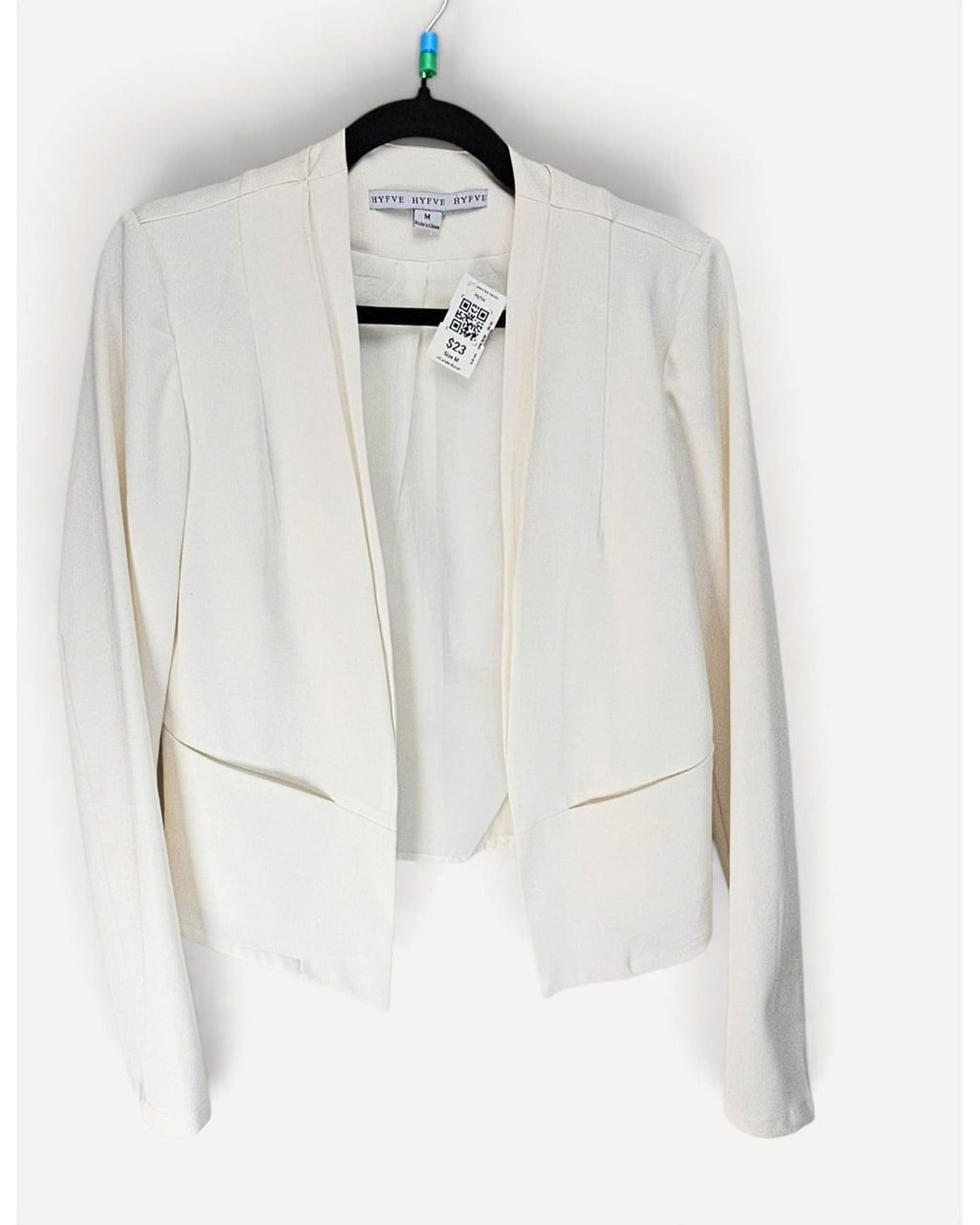 Hyfve Open-Front Cropped Blazer