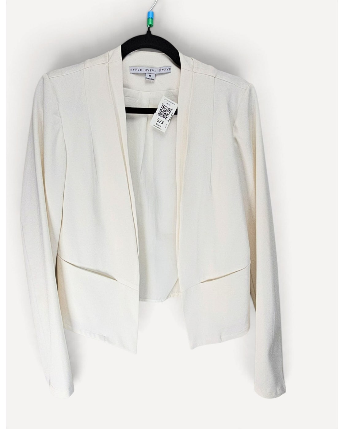 Hyfve Open-Front Cropped Blazer
