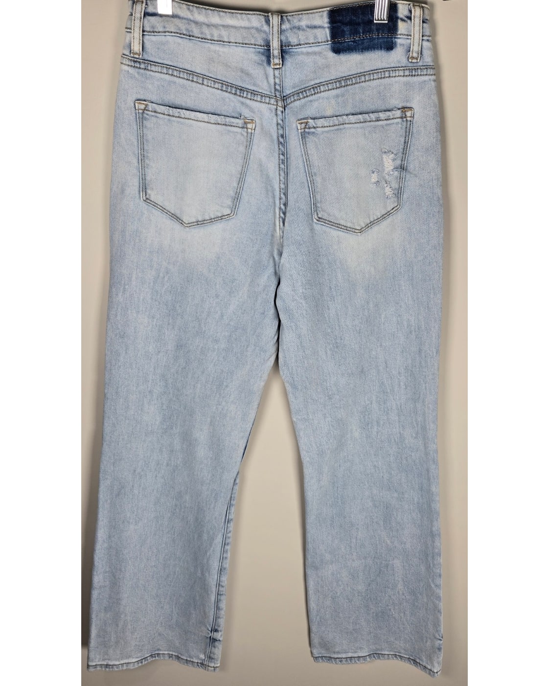 Vervet Raw Hem Straight Leg Jeans - Style# V3212