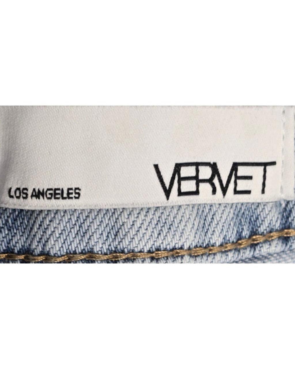 Vervet Raw Hem Straight Leg Jeans - Style# V3212