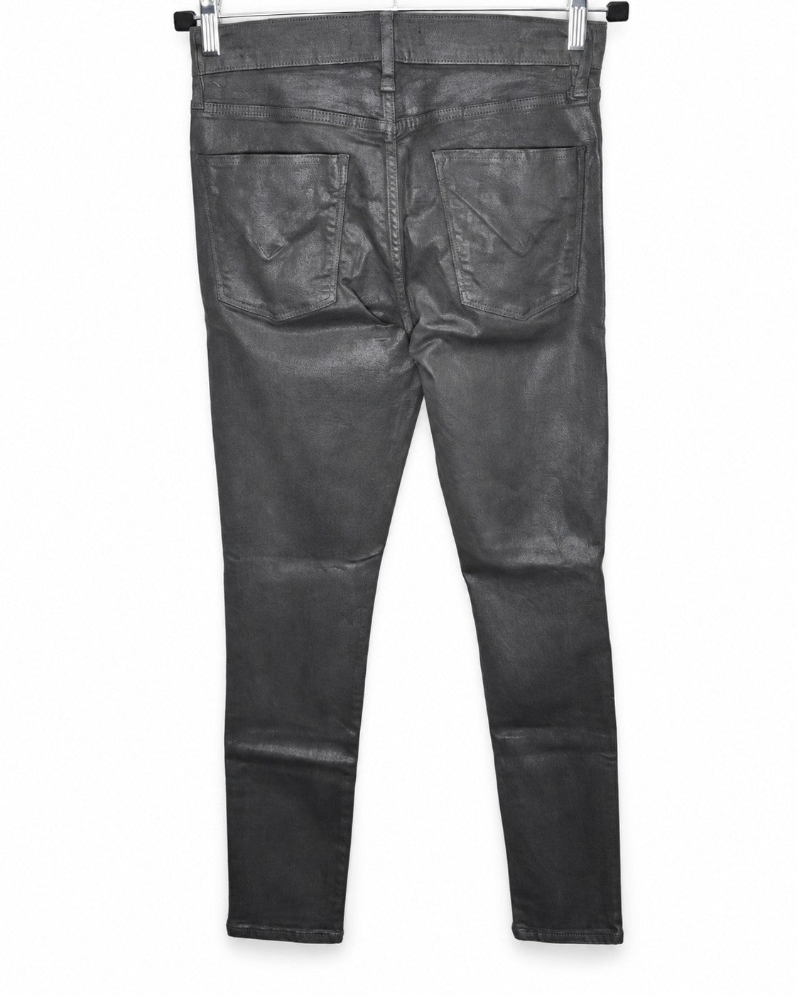 Hudson Nico Midrise Super Skinny Jeans Metallic- Style# WMA407GWF 18943-00