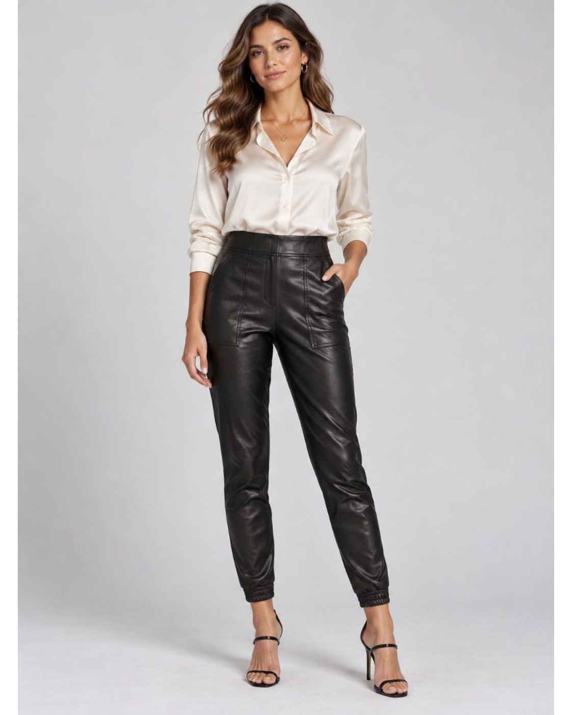 Spanx Faux Leather relaxed fit pant- Style# 20283R