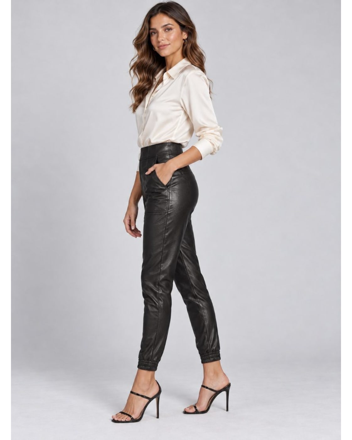 Spanx Faux Leather relaxed fit pant- Style# 20283R