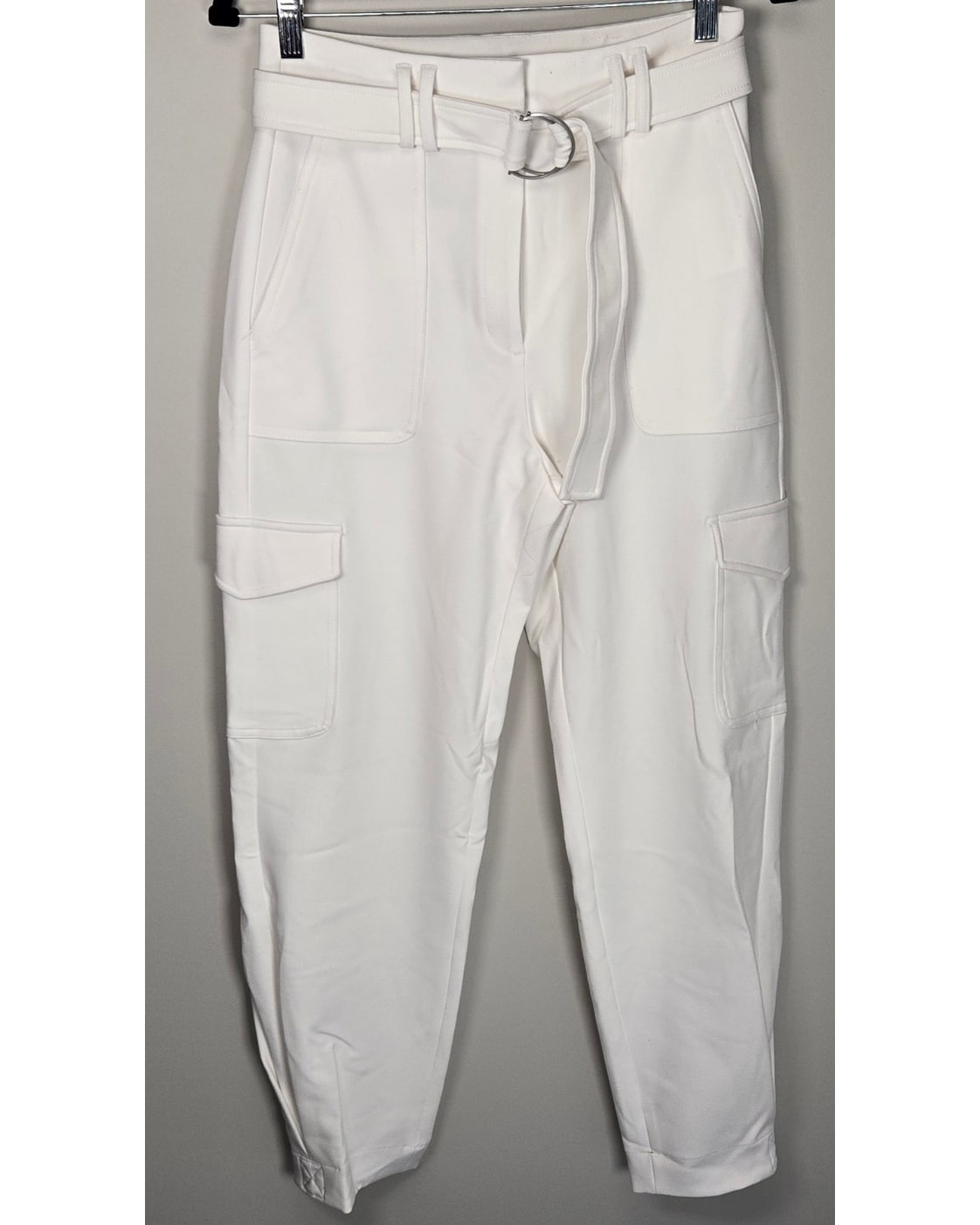 Express Super High Rise Ankle Cargo Pants