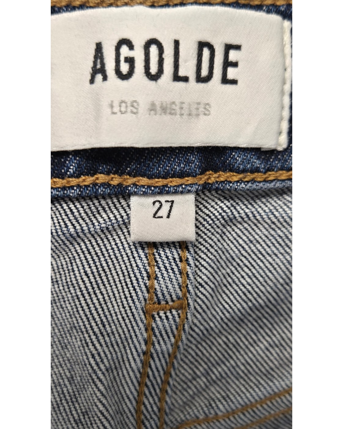 AGOLDE Riley High Rise Straight Crop