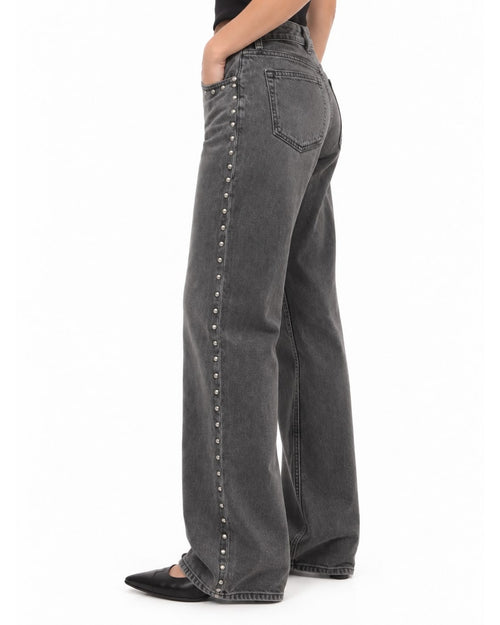 Abercrombie & Fitch "The Loose High Rise" Studded Jeans