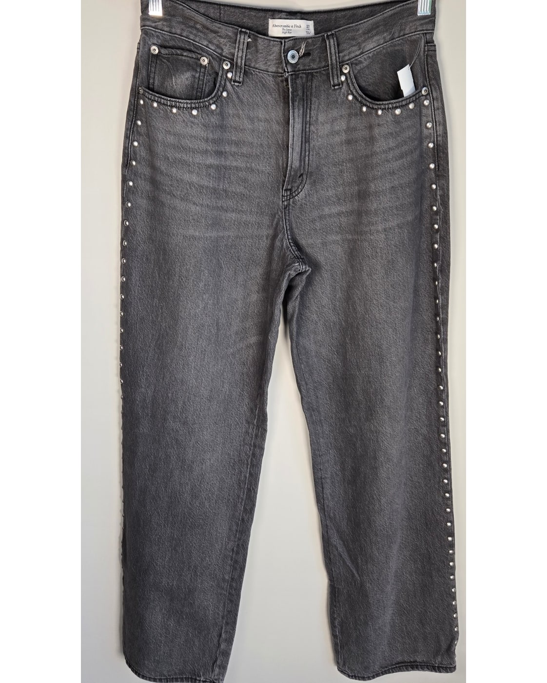 Abercrombie & Fitch "The Loose High Rise" Studded Jeans