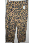 Entro Leopard Print Wide Leg Pants
