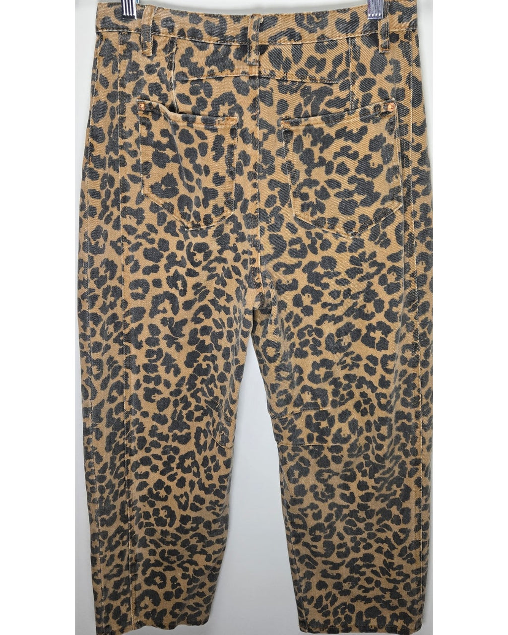 Entro Leopard Print Wide Leg Pants