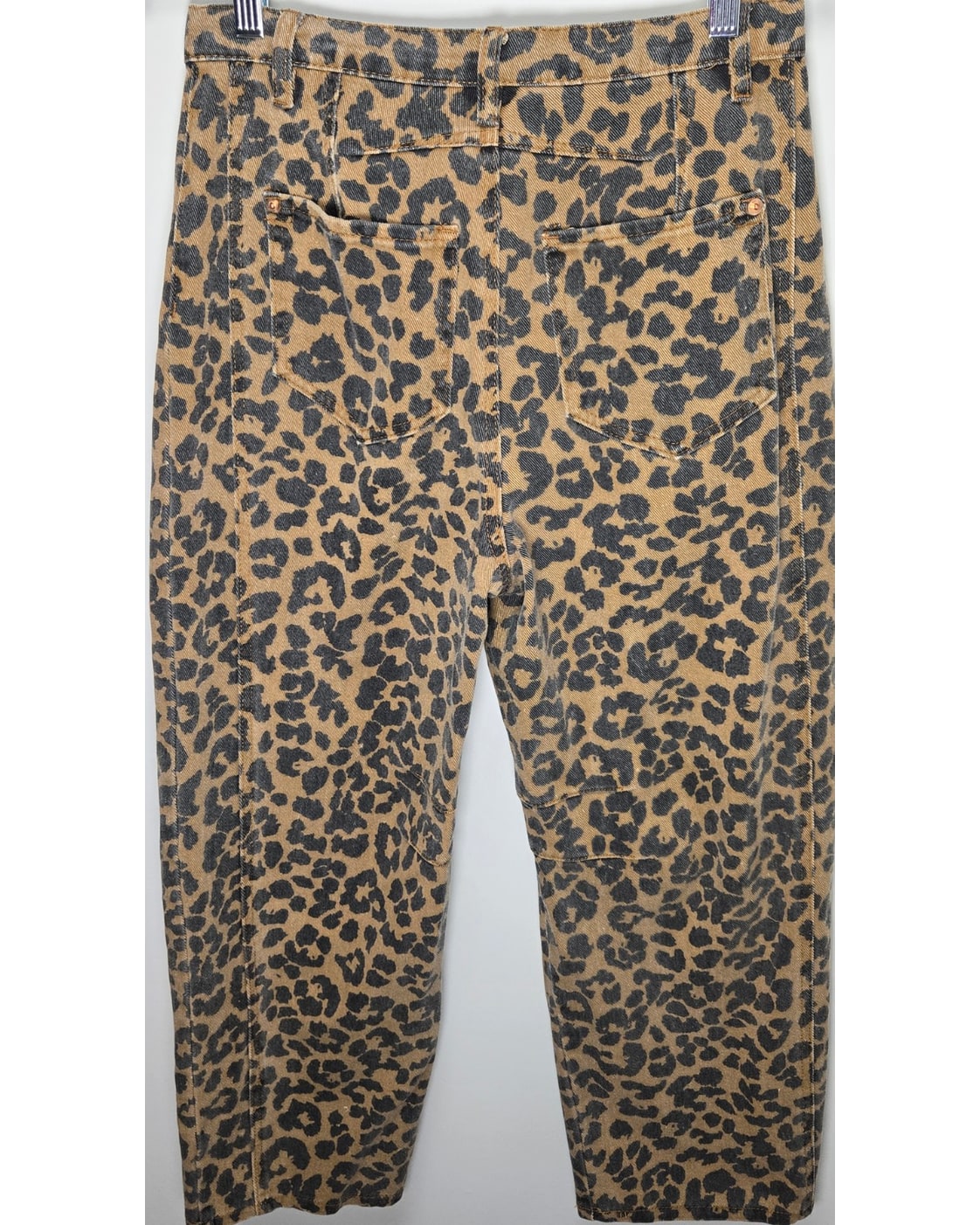 Entro Leopard Print Wide Leg Pants
