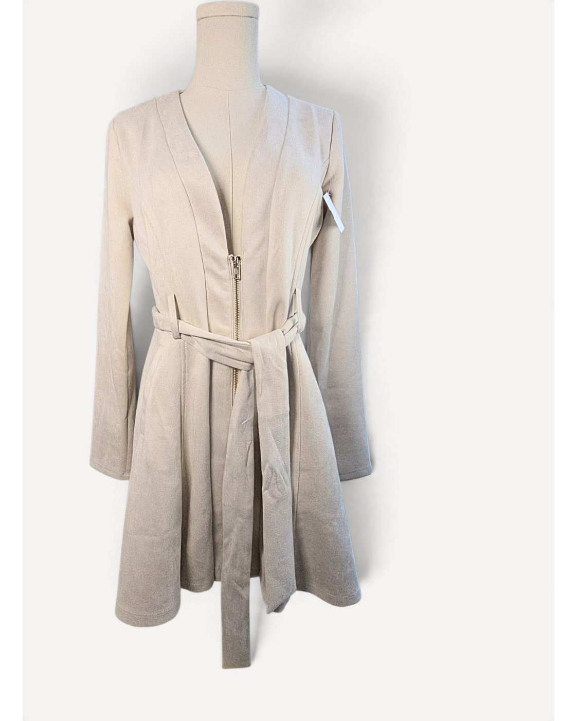 Active USA Blazer Zip-Front Mini Dress