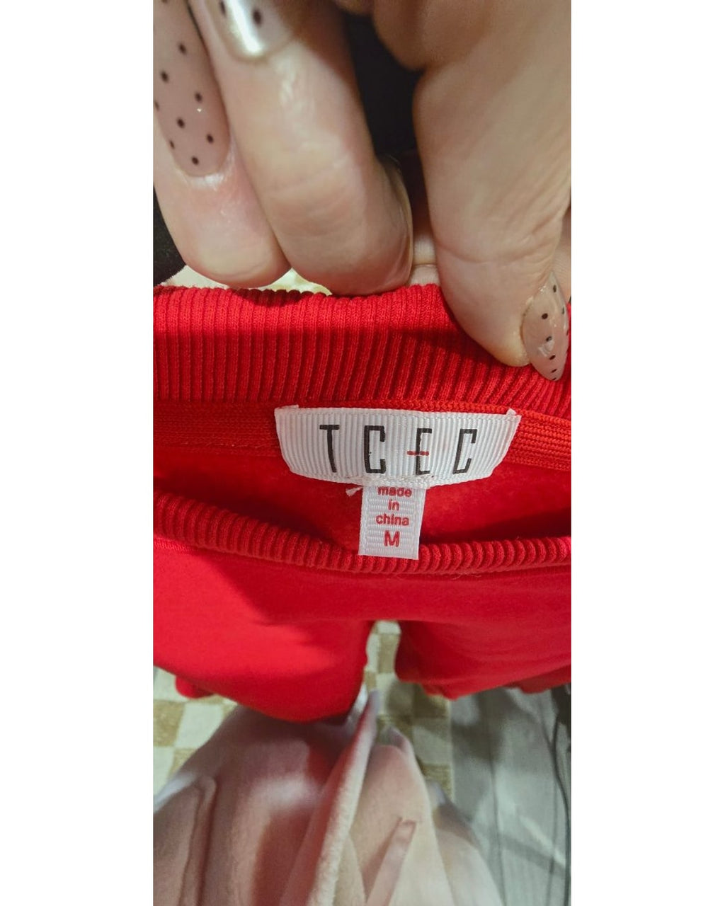 TCEC Cropped Crewneck Sweater