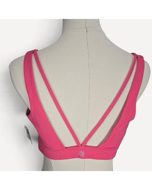 Pink Athleta Exhale Sports Bra, size L – photo 2