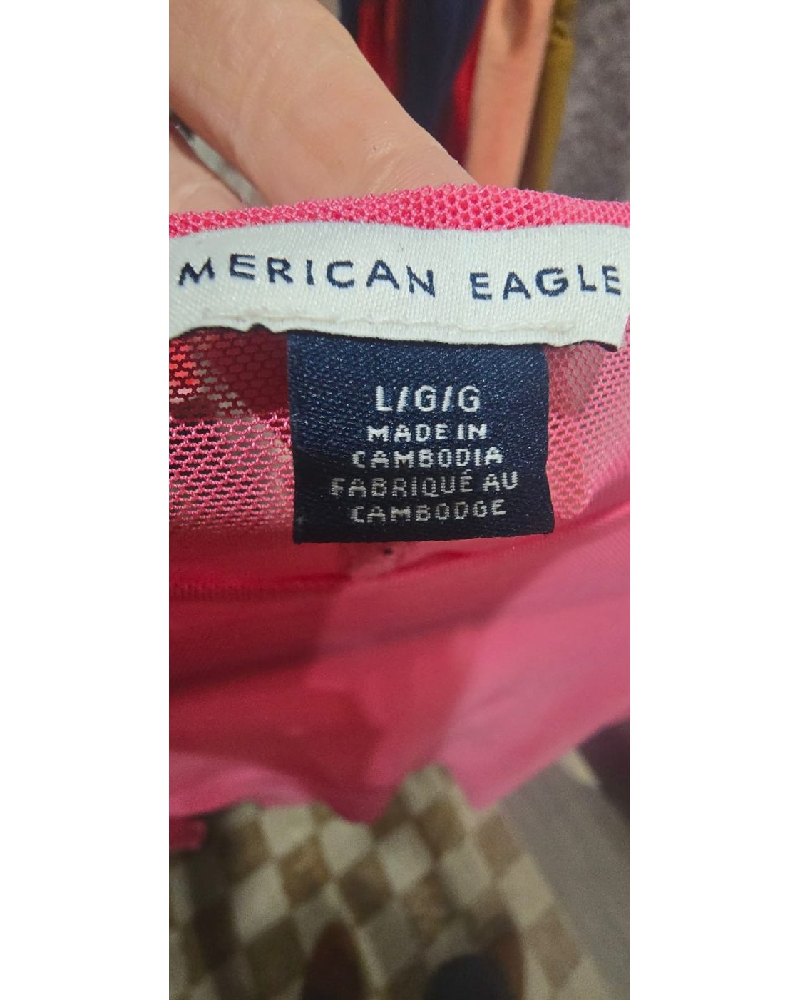 American Eagle Sheer Mesh Top