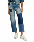 Veronica Beard Dylan Straight Leg Ankle Jeans