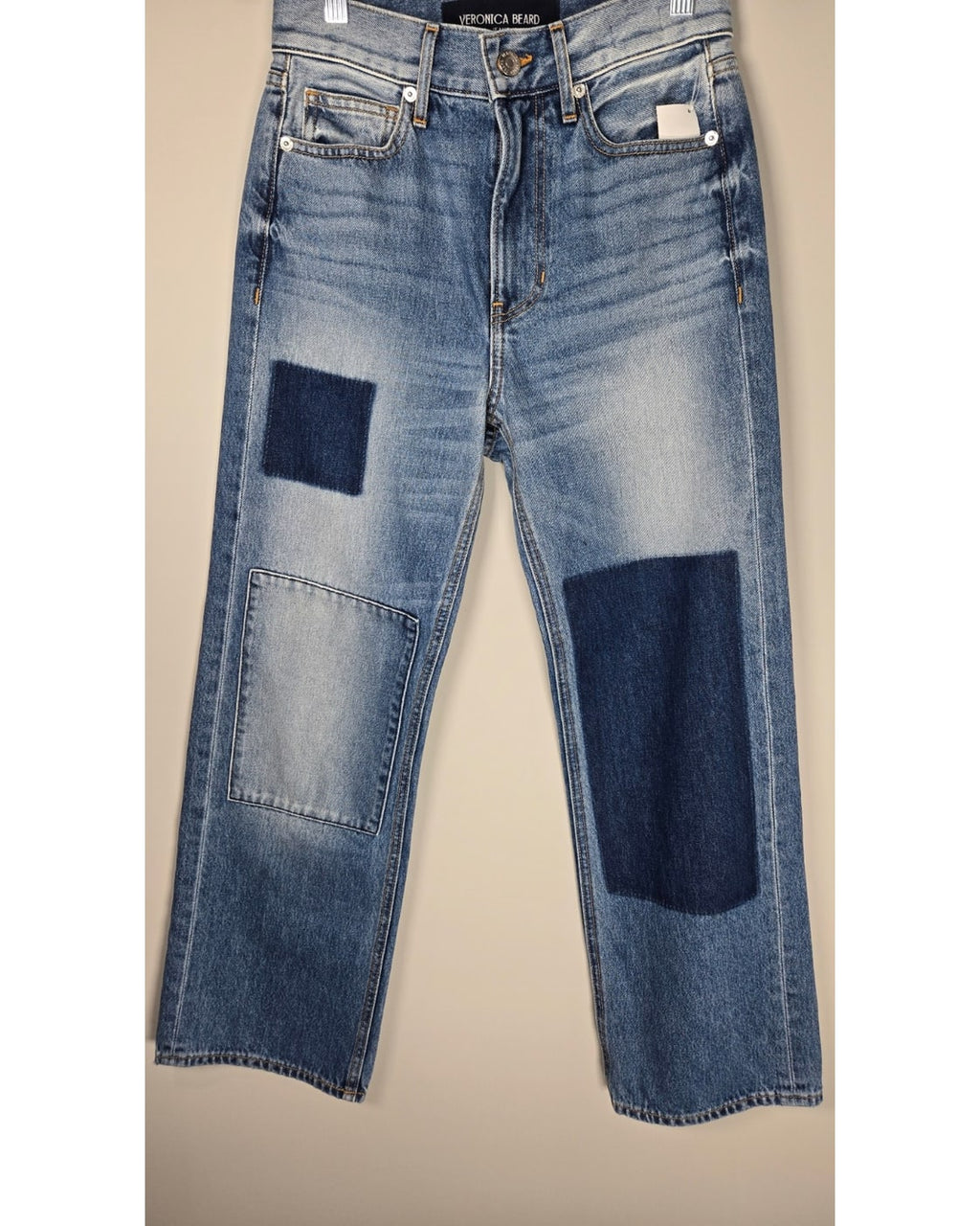 Veronica Beard Dylan Straight Leg Ankle Jeans