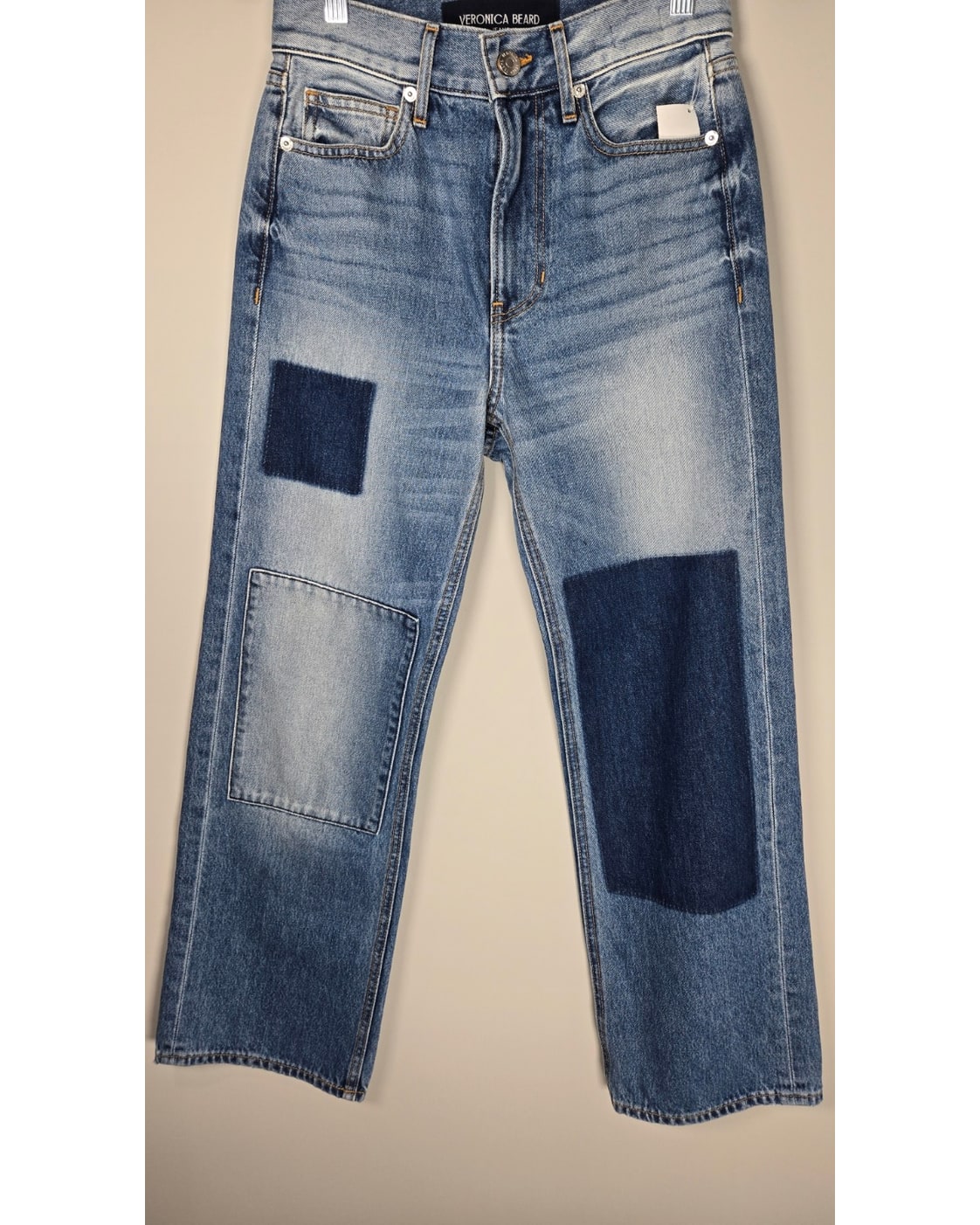 Veronica Beard Dylan Straight Leg Ankle Jeans