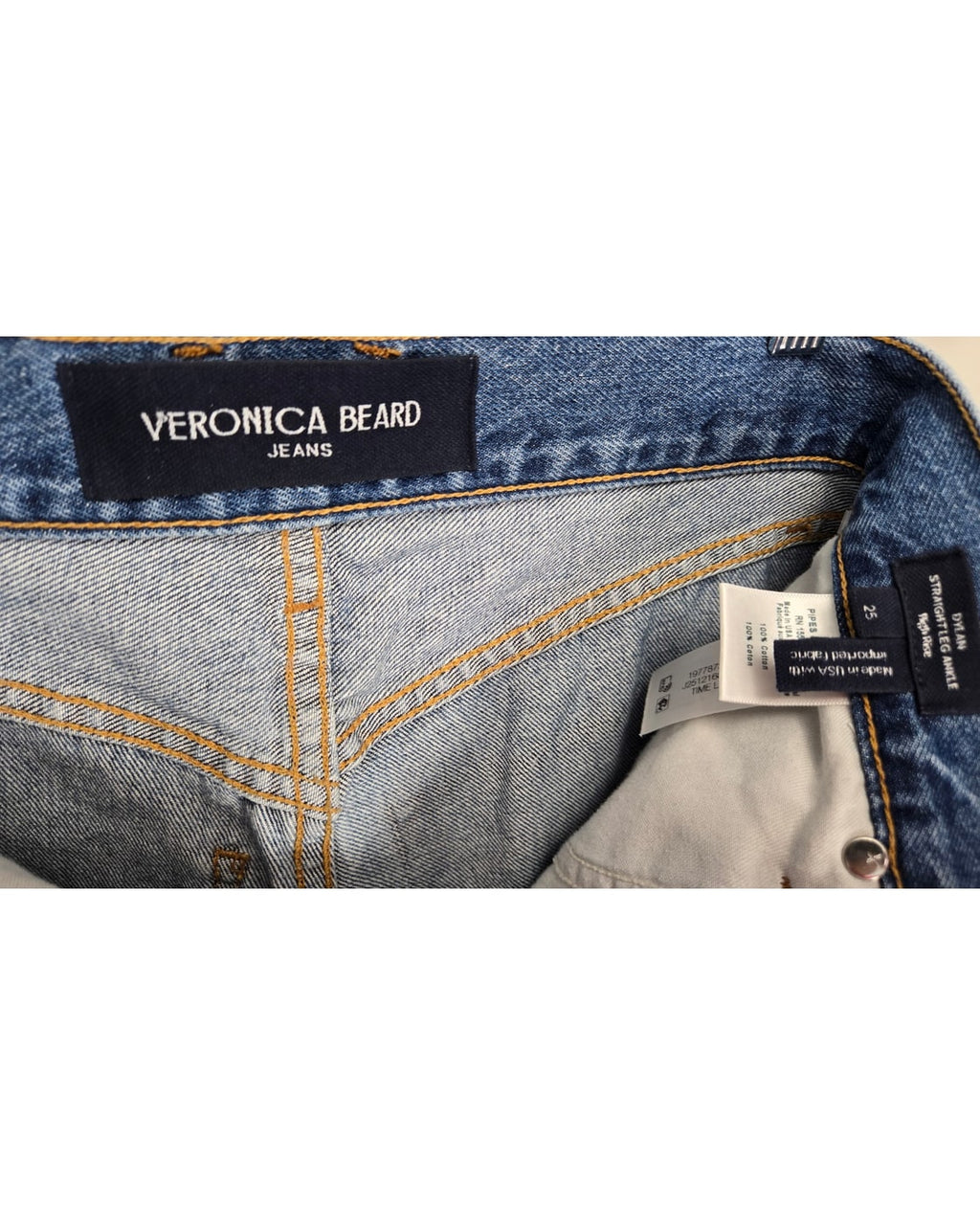 Veronica Beard Dylan Straight Leg Ankle Jeans
