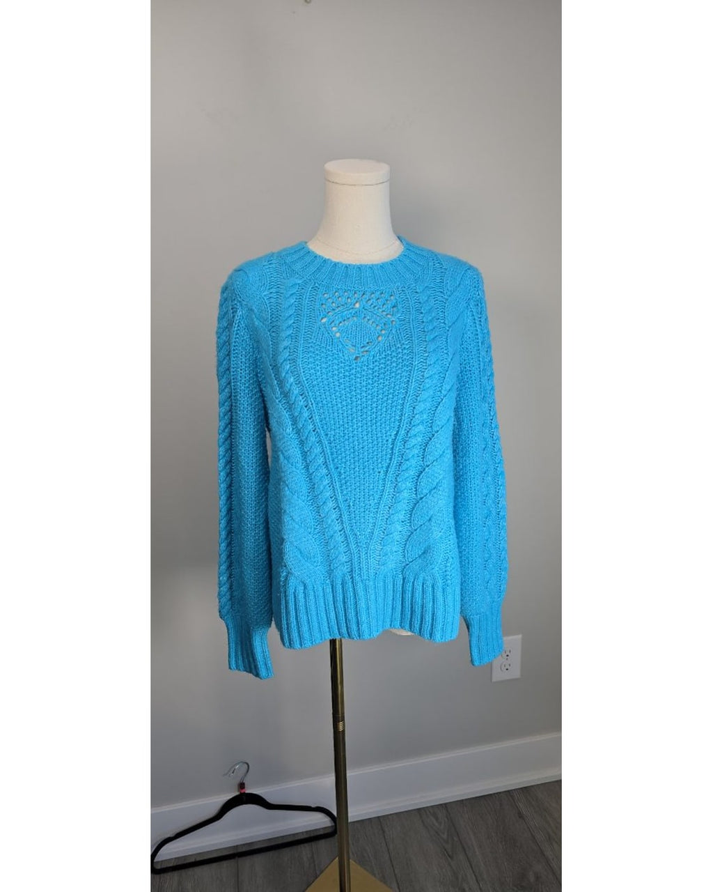 Talbots Cable Knit Crew Neck Sweater
