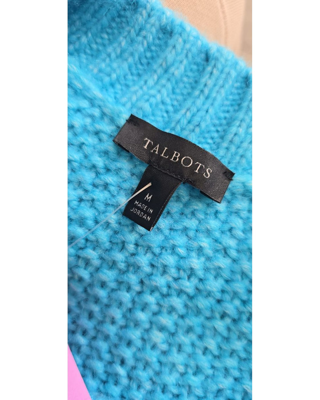 Talbots Cable Knit Crew Neck Sweater