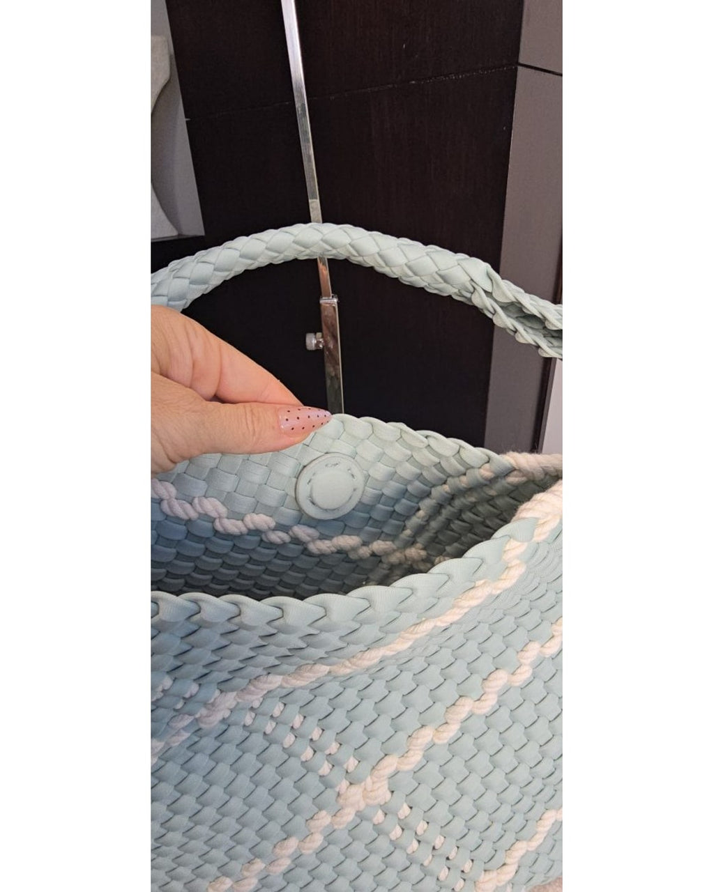 Woven Basketweave Hobo Bag
