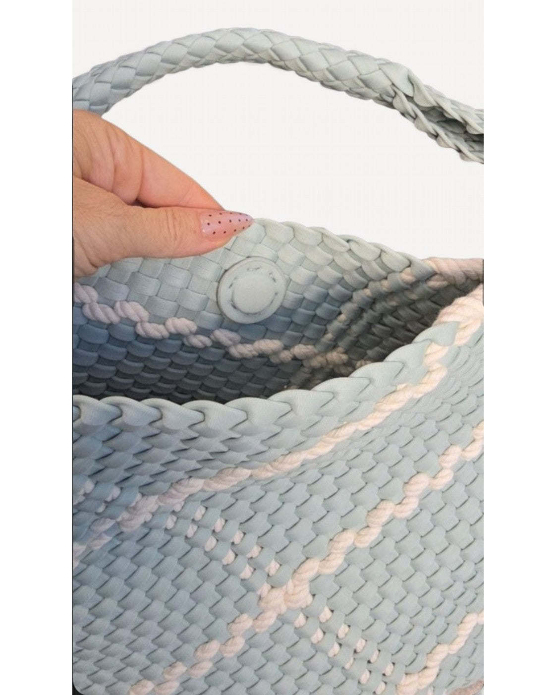 Green Melie Bianco Woven Basketweave Hobo Bag – photo 4