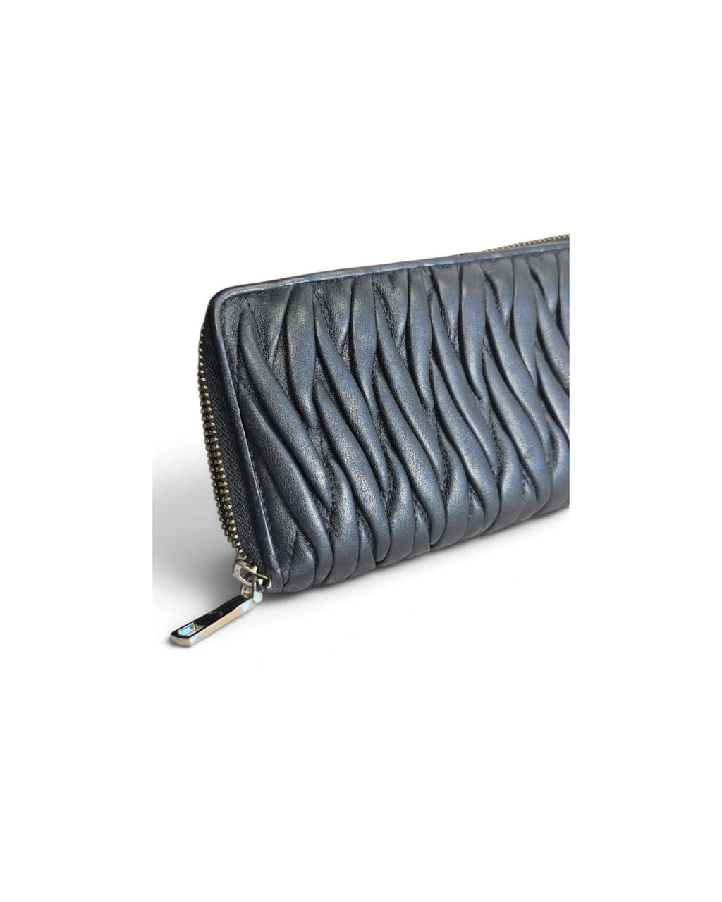 Accordion Zip Wallet IN Gathered Leather COACH  52351d Twist Zip-Around Wallet