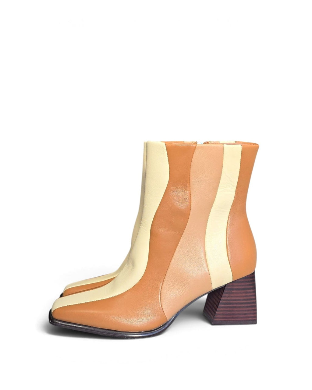 GB Color-Block Ankle Booties