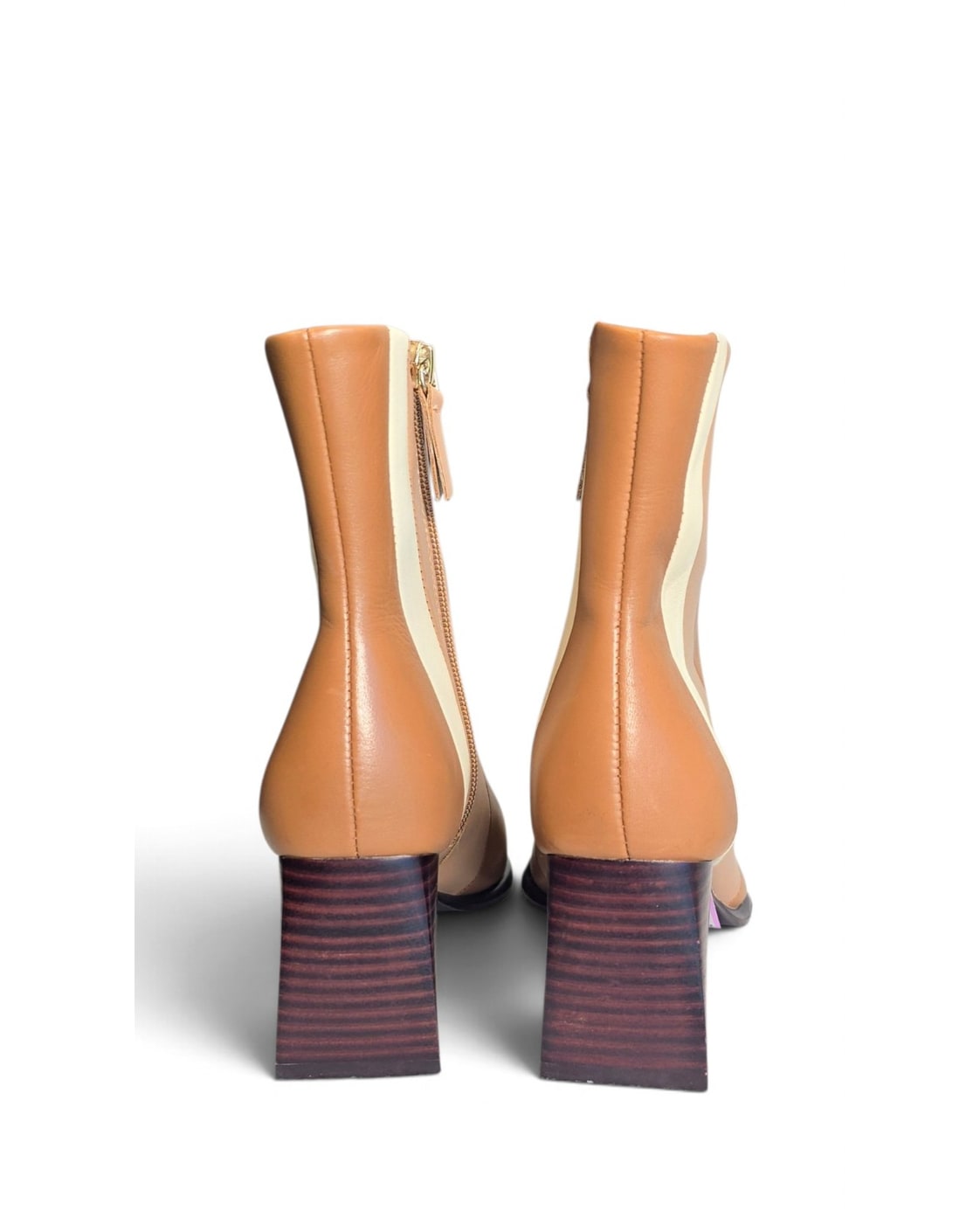GB Color-Block Ankle Booties