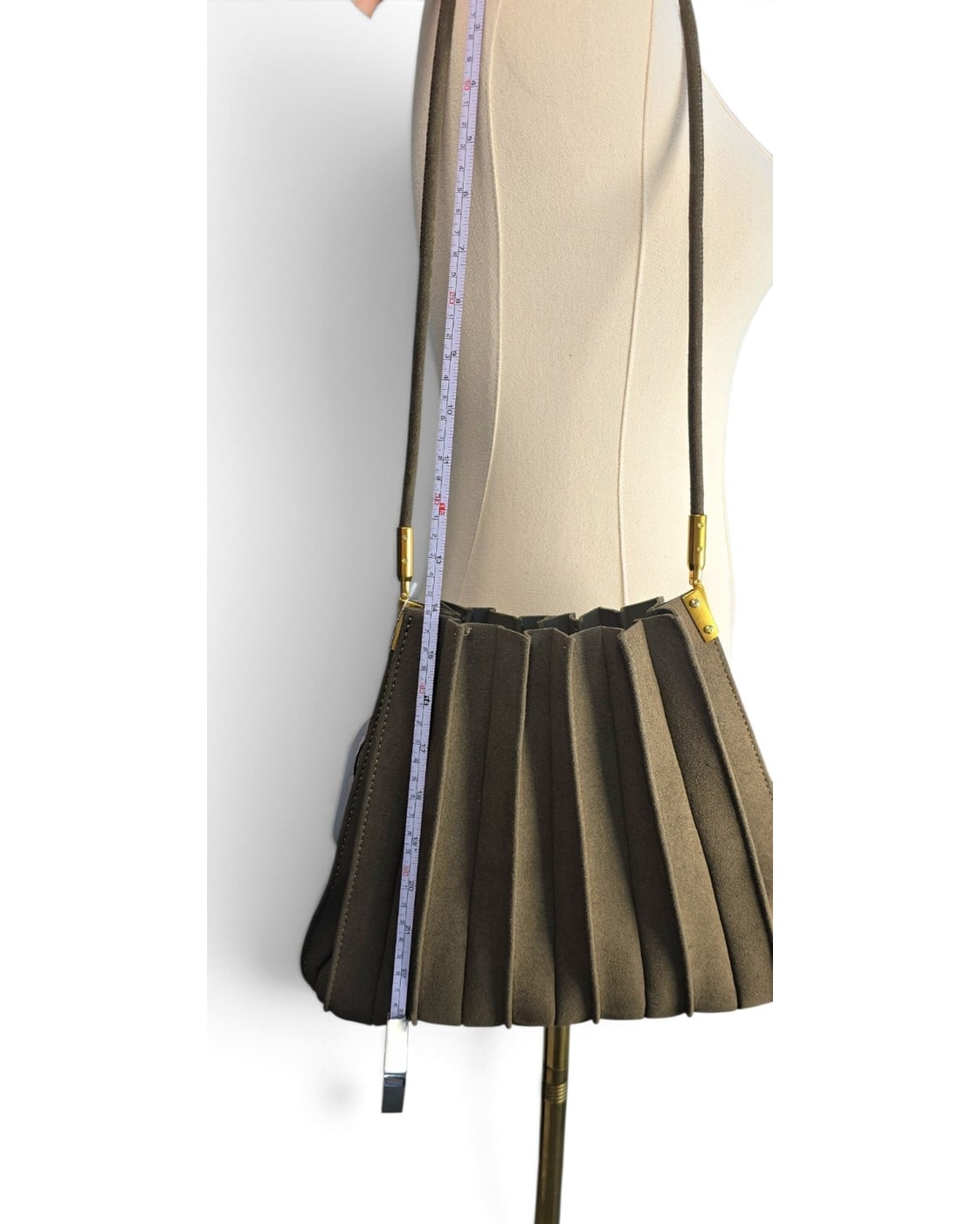 Melie Bianco Pleated Vegan Leather Crossbody - NWT