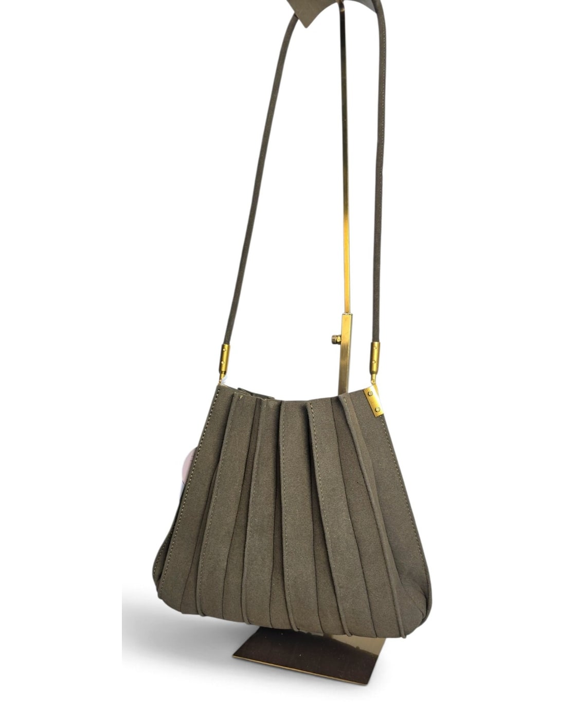 Melie Bianco Pleated Vegan Leather Crossbody - NWT