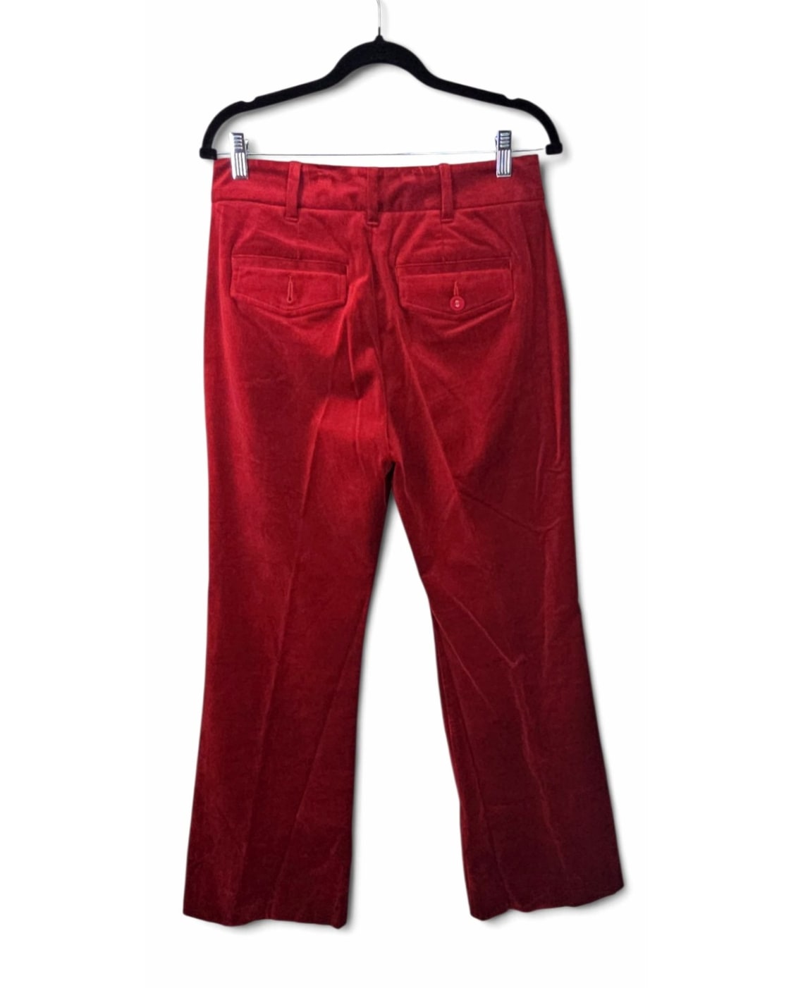 Ford red velvet trouser