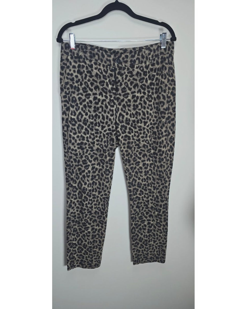 cabi Leopard Print Straight Leg Pants - Style# 3393