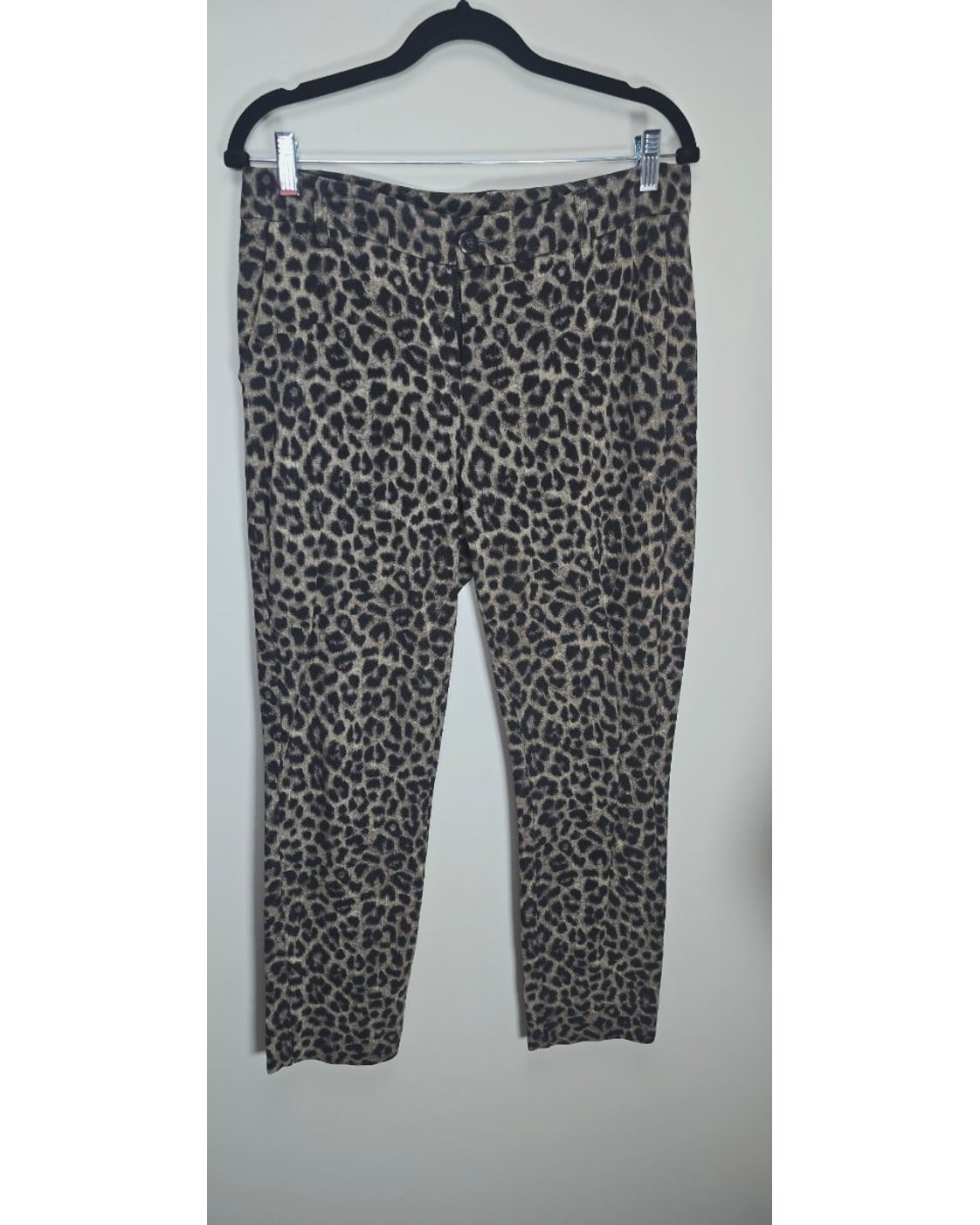 cabi Leopard Print Straight Leg Pants - Style# 3393